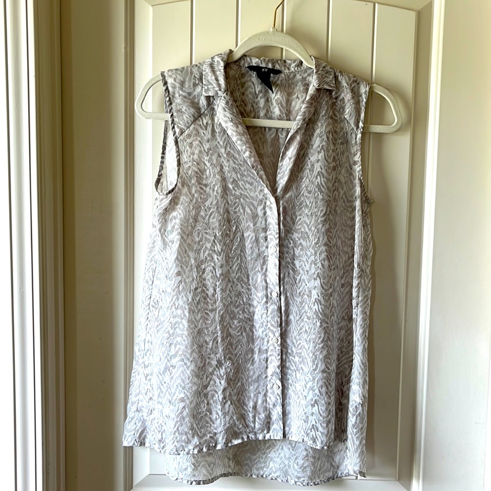 H&M sheer top
